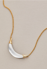 ALEXIS BITTAR Crescent Necklace - Silver