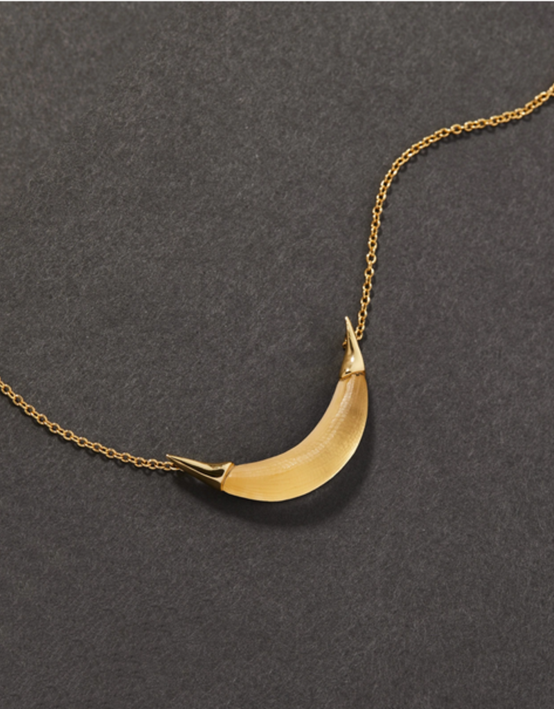 ALEXIS BITTAR Crescent Necklace - Gold