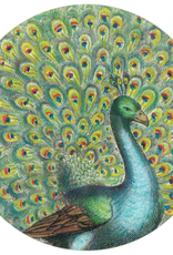 JOHN DERIAN Peacock Portrait 10" Round