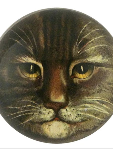 JOHN DERIAN Country Cat (Brown) Paperweight