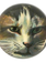JOHN DERIAN Dome Paperweight -  Jack Cat