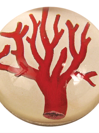 JOHN DERIAN Dome Paperweight - Red Coral
