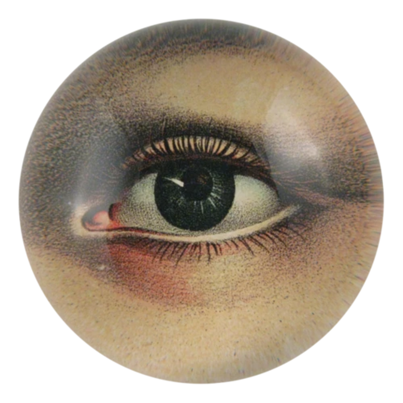 JOHN DERIAN Dome Paperweight -  Eye (Left)