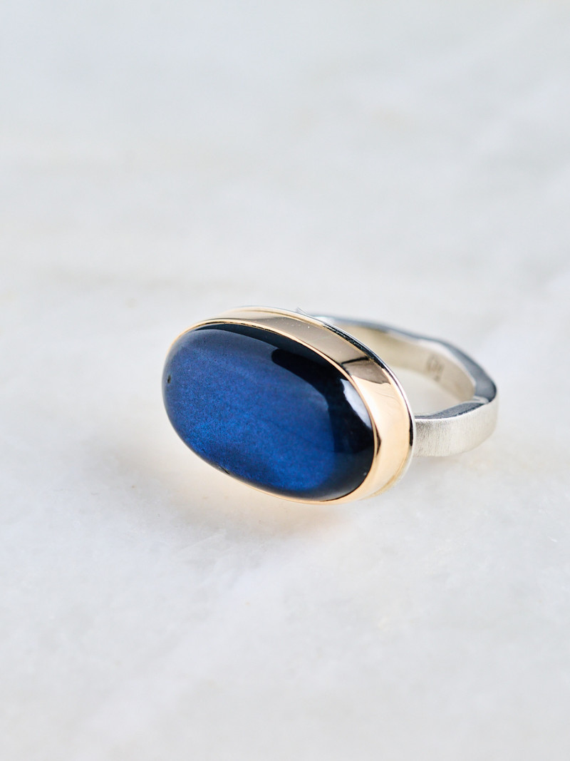 JAMIE JOSEPH Oval Labradorite Ring