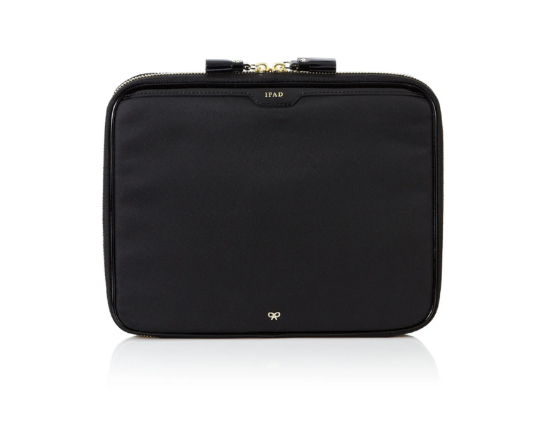 ANYA HINDMARCH Ipad Cover Black Nylon