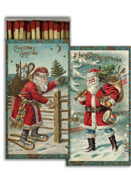 JOHN DERIAN John Derian Co. Matches - Vintage Santa