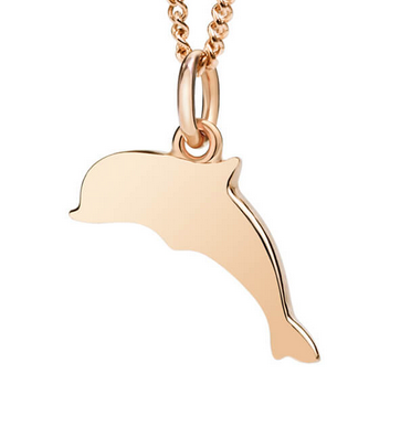 DODO Rose Gold Dolphin Charm