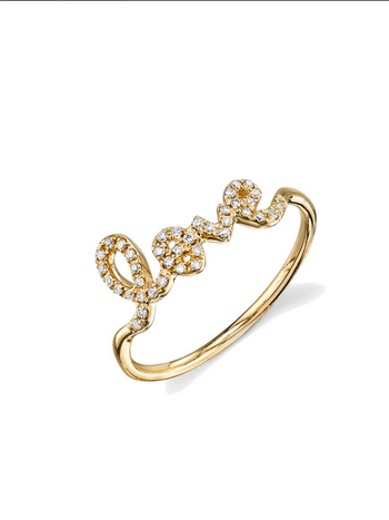 SYDNEY EVAN Diamond Love Ring