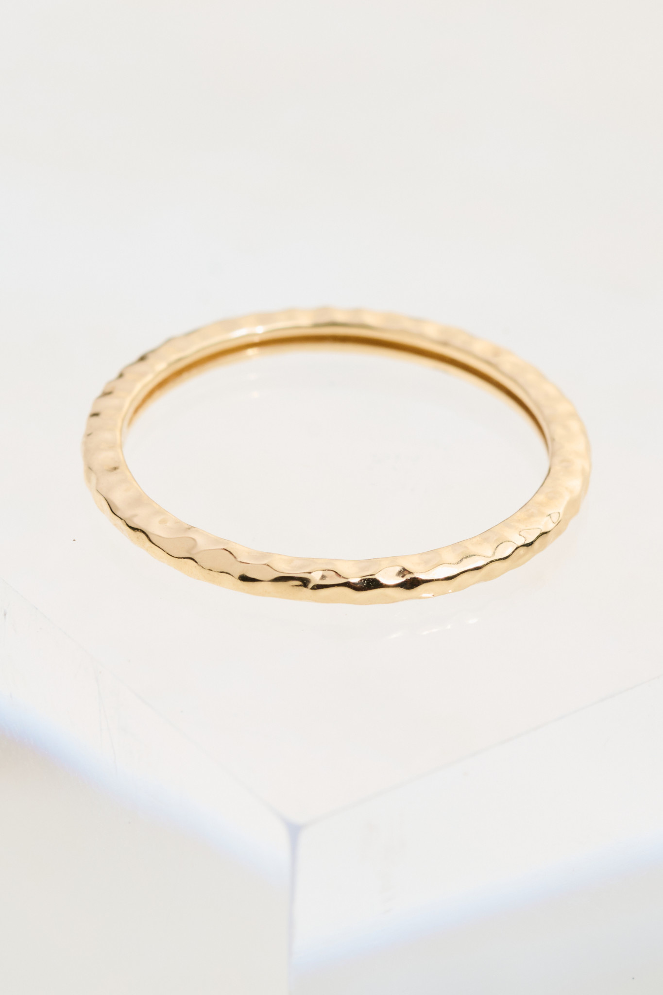 302 COLLECTION 2mm Hammered Stack Ring