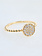 302 COLLECTION Round Diamond Cluster Beaded Ring