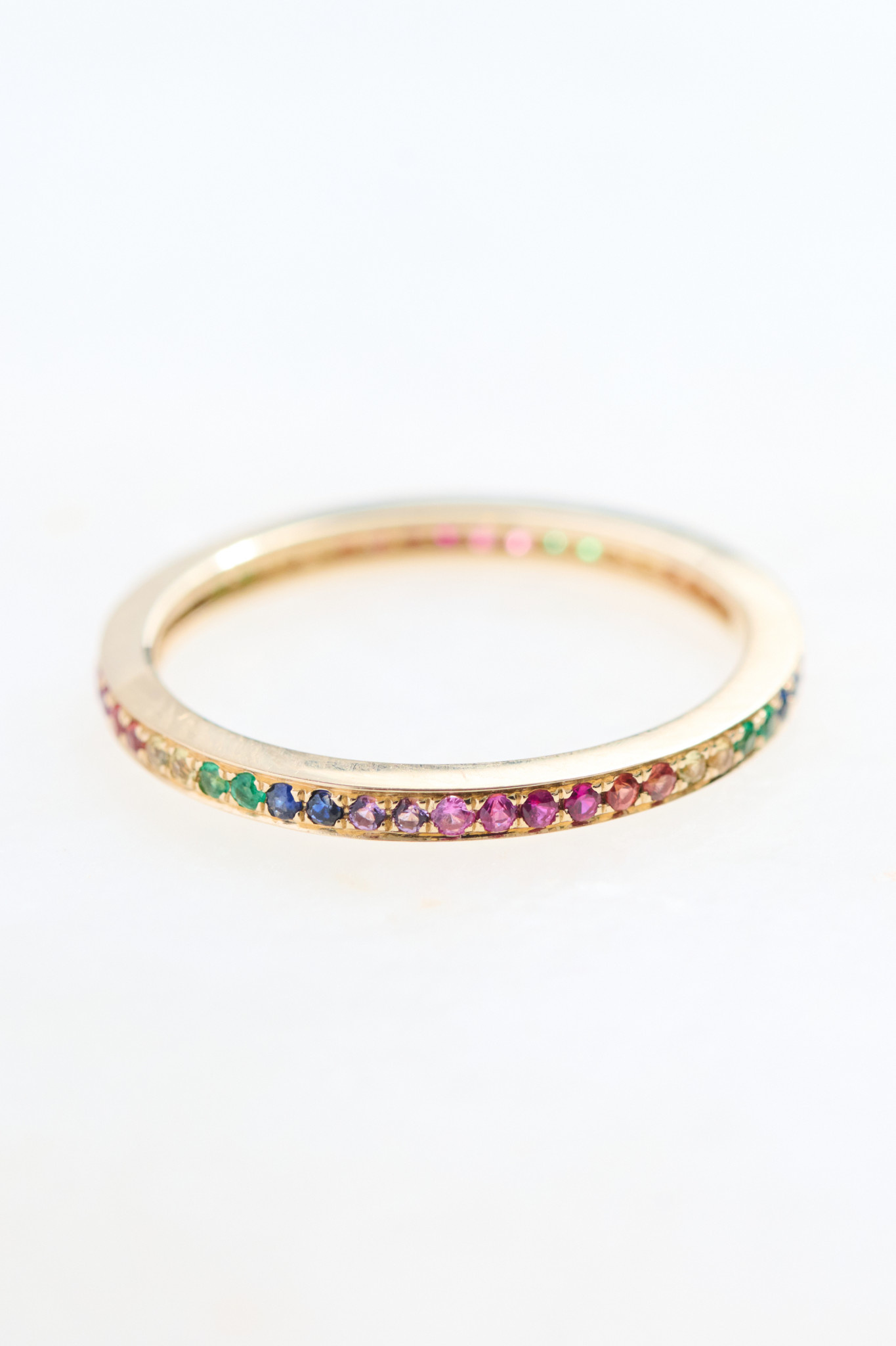SYDNEY EVAN Rainbow Eternity Band Ring