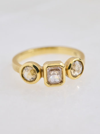 LAUREN K Champagne Diamond Ring