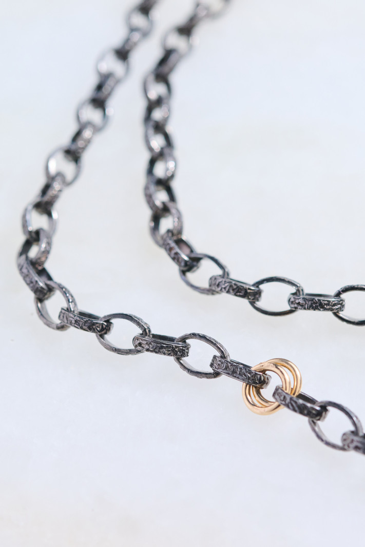 Free Agency - Black Gunmetal Chain Paparazzi Jewelry Necklace