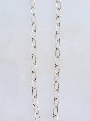 SENNOD Sterling Matte Vignette Chain -