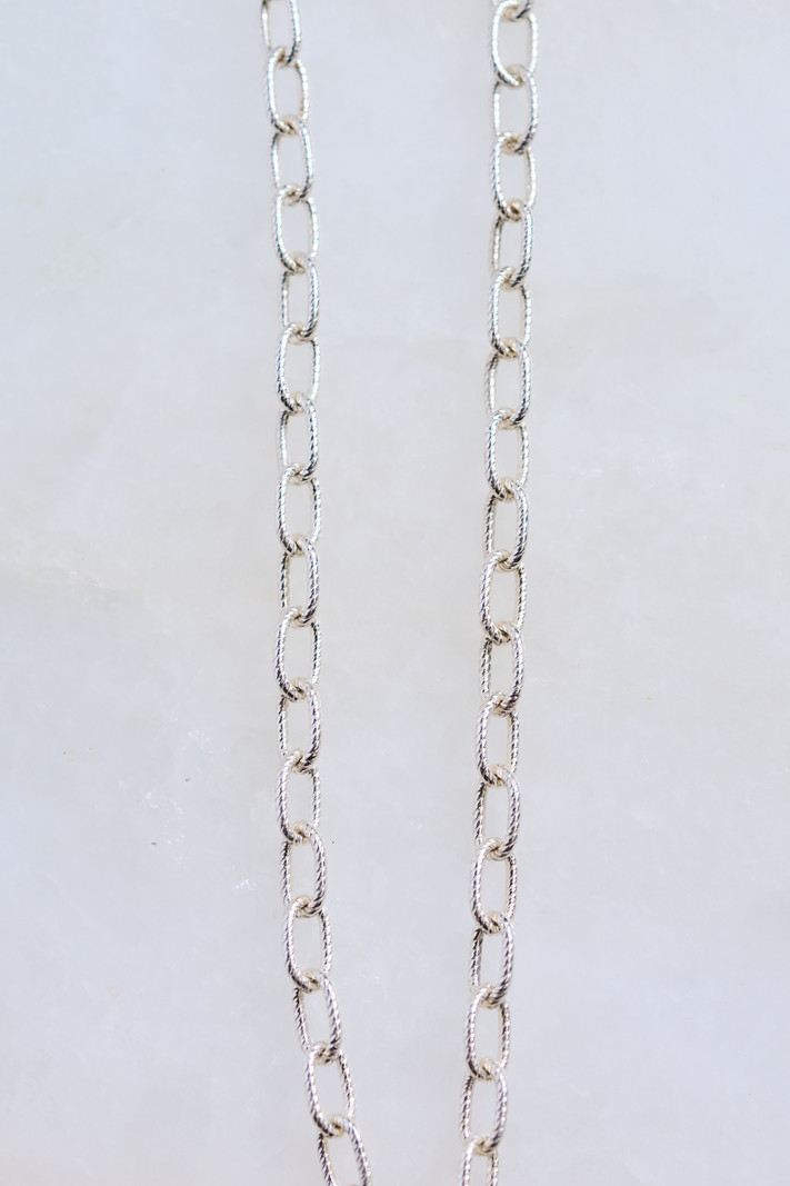 SENNOD Sterling Matte Vignette Chain -