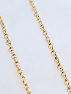 SENNOD Gold Link Vignette Chain -