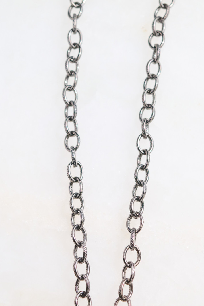 SENNOD Gunmetal Vignette Chain - 30"