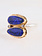JAMIE JOSEPH Double Teardrop Australian Black Opal Ring with 2 Diamonds - Size 7