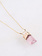 JAMIE JOSEPH Gold Capped Pink Tourmaline Necklace