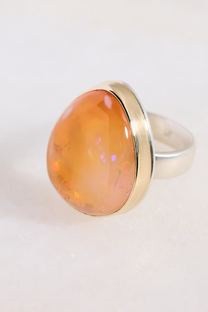 JAMIE JOSEPH Mexican Fire Opal Ring