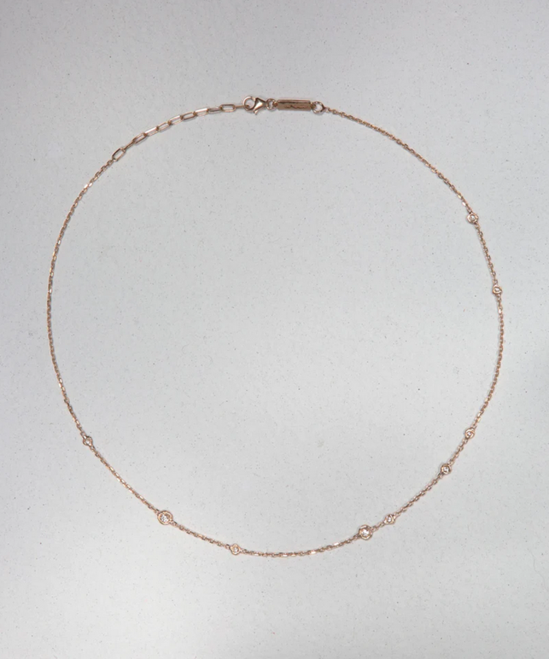 SIRCIAM Rose Cut Diamond Choker