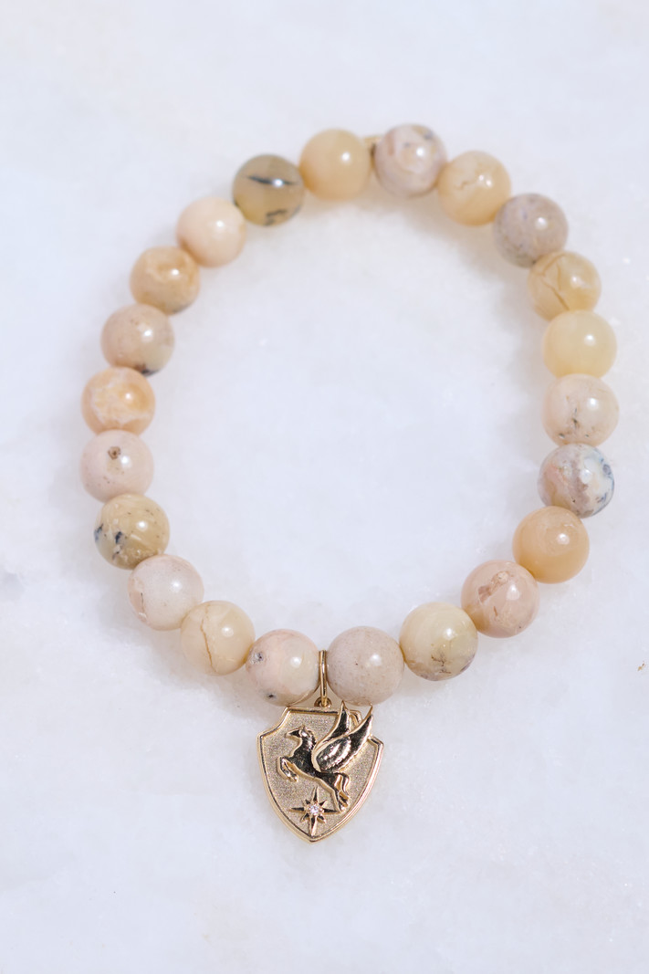 SYDNEY EVAN African Opal & Pegasus Bracelet