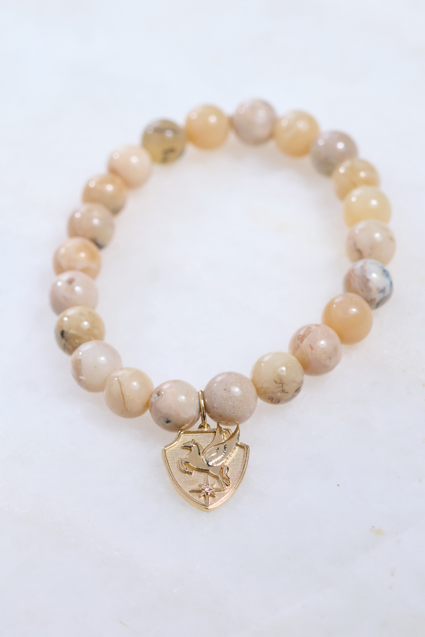 SYDNEY EVAN African Opal & Pegasus Bracelet