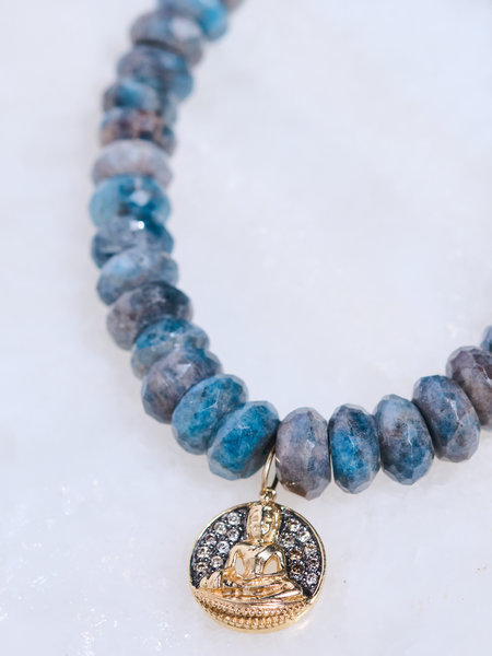 SYDNEY EVAN Chrysocolla & Buddha Bracelet