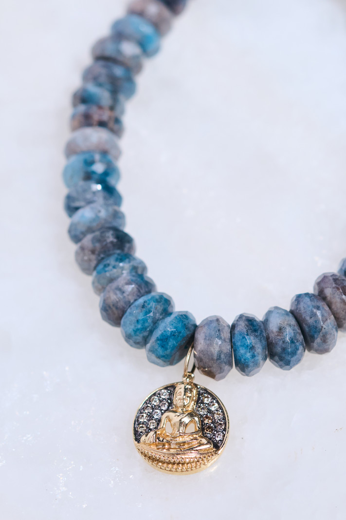 SYDNEY EVAN Chrysocolla & Buddha Bracelet