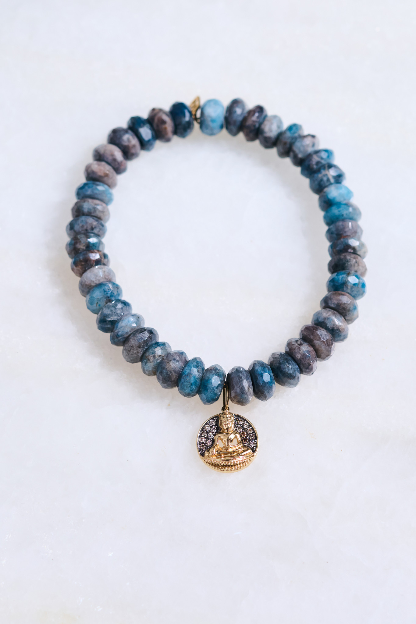 SYDNEY EVAN Chrysocolla & Buddha Bracelet