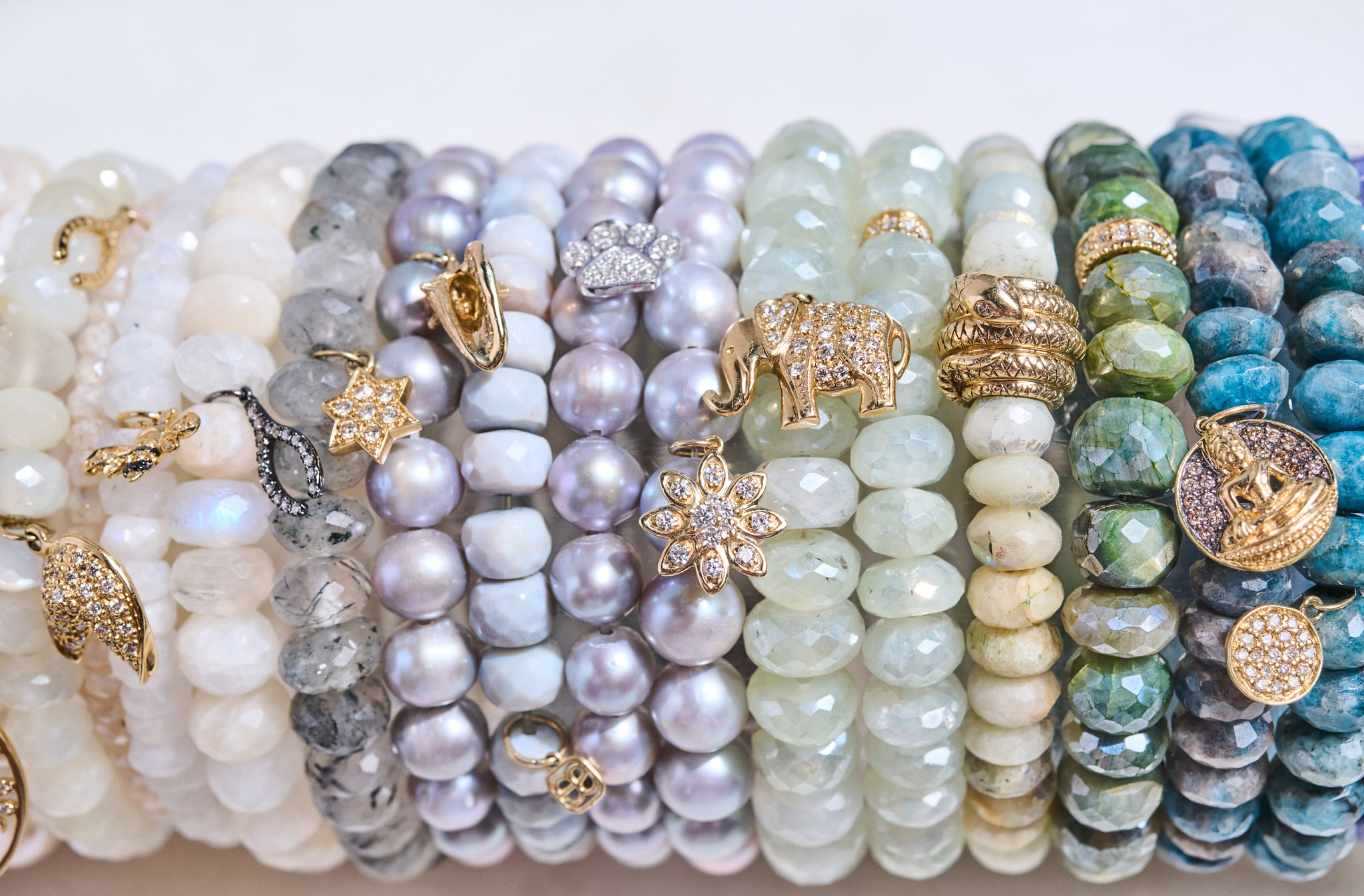 SYDNEY EVAN Chrysocolla & Buddha Bracelet