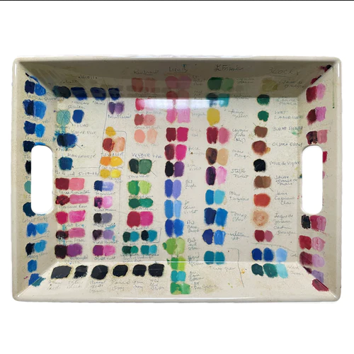 JOHN DERIAN Mixed Tones Melamine Tray