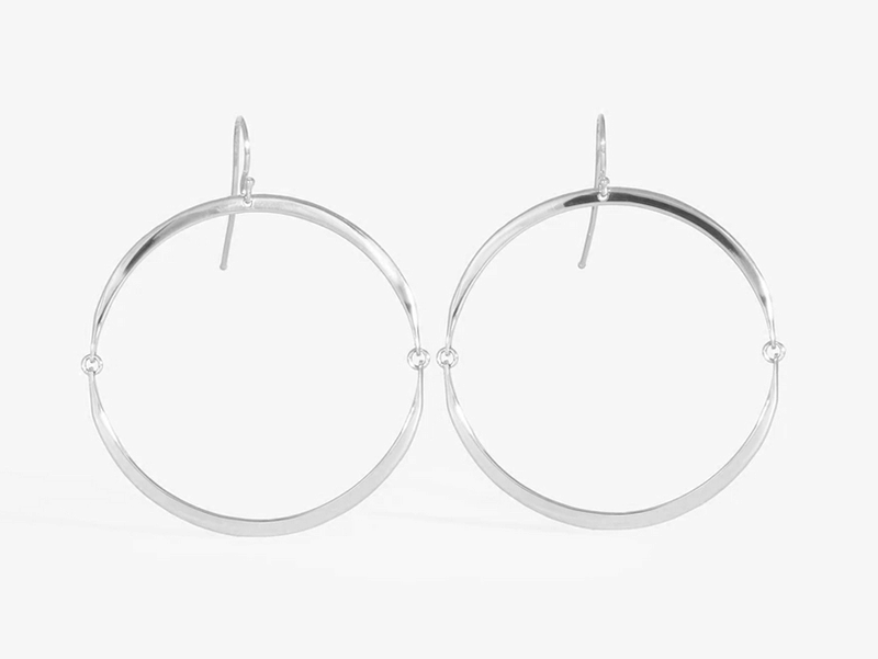 SHAESBY Classic Wish Hoop - Silver