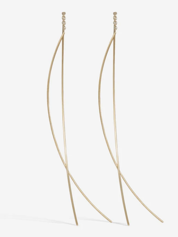 SHAESBY Extra Long Thread-thru Earrings