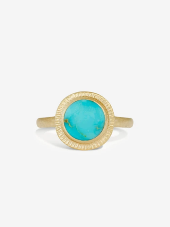 SHAESBY Turquoise Burst Ring