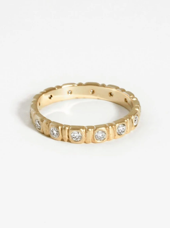 SHAESBY Large Soleil Stack Ring