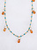 MALLARY MARKS Teal Apatite and Spessartite Spun Sugar Necklace