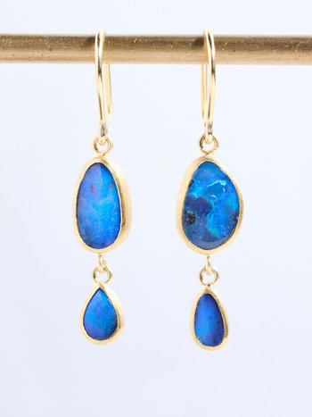 MALLARY MARKS Boulder Opal Bon Bon Earrings