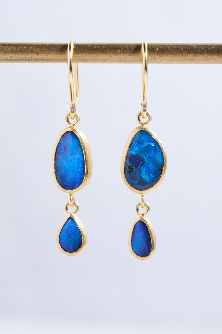 MALLARY MARKS Boulder Opal Bon Bon Earrings