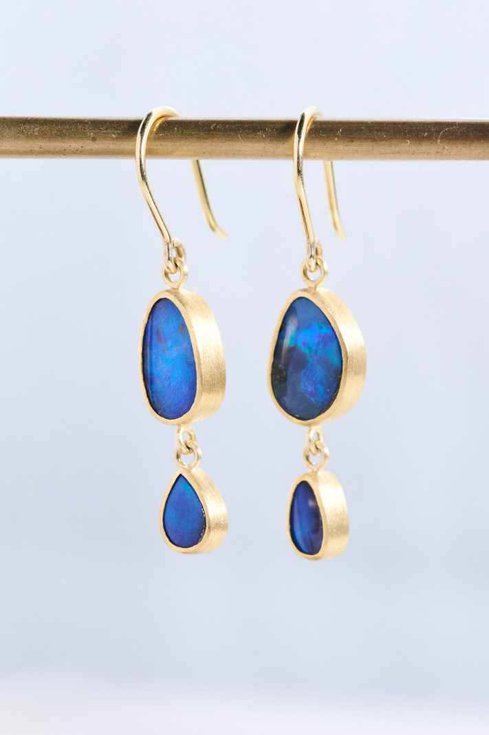 MALLARY MARKS Boulder Opal Bon Bon Earrings