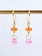 MALLARY MARKS Mandarin Garnet and Pink Spinel Spun Sugar Earrings