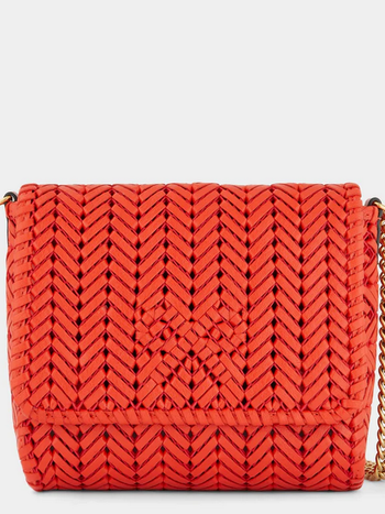 ANYA HINDMARCH Neeson Chain Crossbody - Flame Red