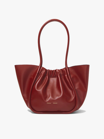 PROENZA SCHOULER Large Ruched Tote - Oxblood