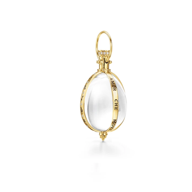 TEMPLE ST CLAIR 18K Large Astrid Crystal Amulet