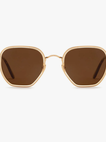 KREWE Pascal - 18K Titanium + Champagne + Rue Tortoise Polarized