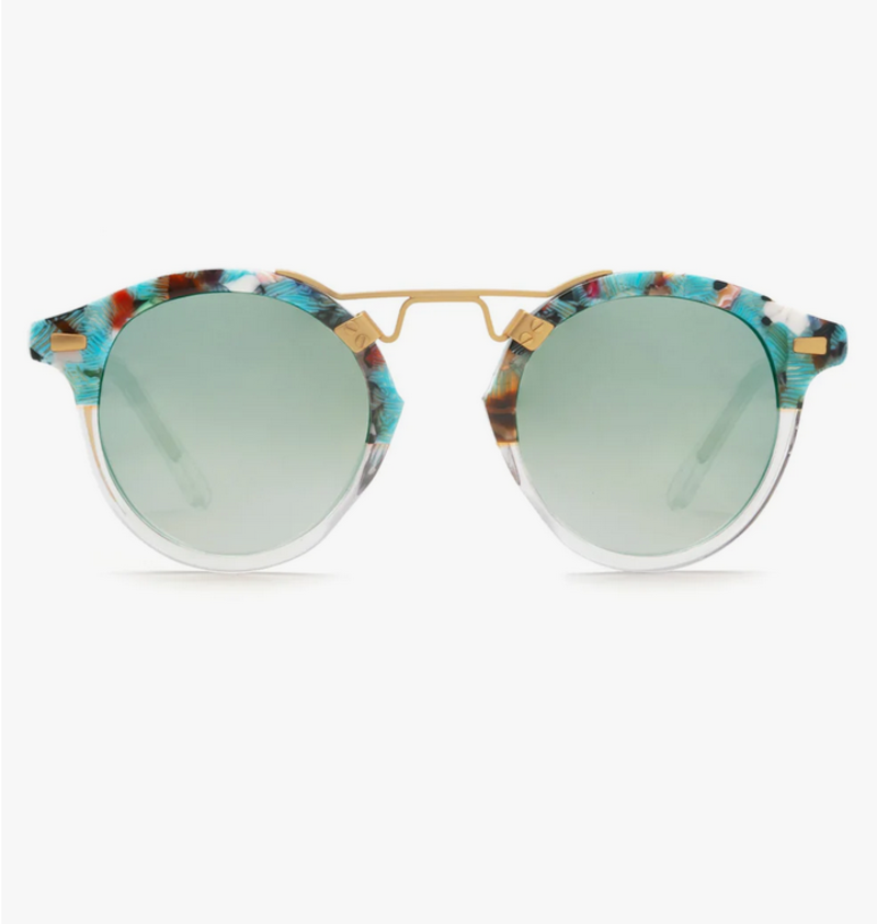 KREWE Breton Acetate & 24K Titanium Aviator Sunglasses