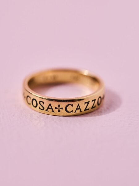 ERICA MOLINARI Cosa Cazzo Flat Ring
