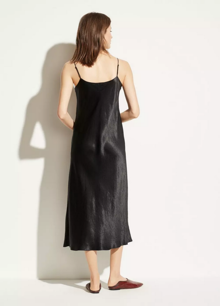 VINCE Satin Slip Dress