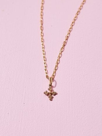 ERICA MOLINARI 12 Diamond Cross Charm