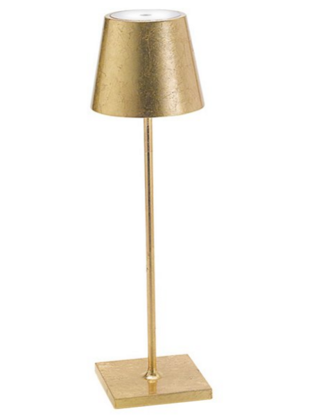 ZAFFERANO AMERICA Poldina Pro Lamp - Gold Leaf